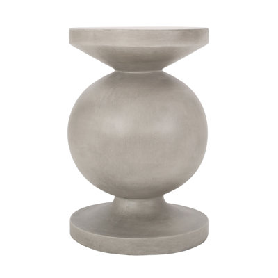 Minimalist Lightweight Concrete Table - Modern Balcony Accessory End Contemporary Hallway Decor