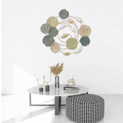 Coastal Plants & Flowers Wall Decor on Metal