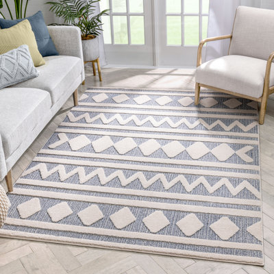 Harlow Moroccan Synthetic Area Rug