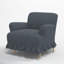 Elle Ruffle Slipcover Armchair-705559987