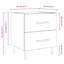 40cm W Iron Bedside Table-90406342-123767081