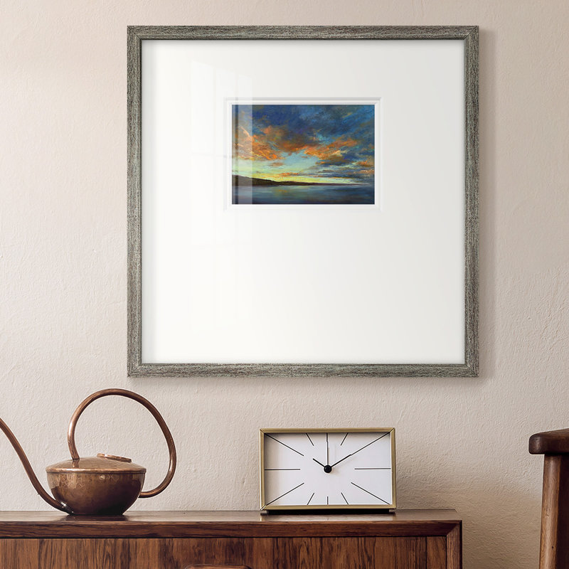 Coastal VIews IV, reproduction encadrée de qualité supérieure, H 17 po x l 17 po x P 1,25 po