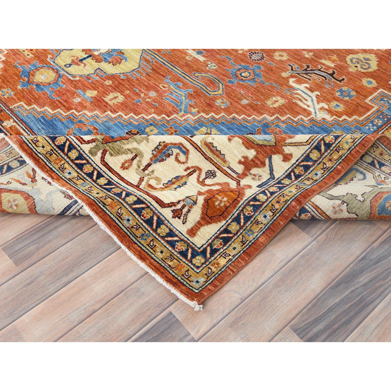 Tineka One-of-a-Kind 9' X 11'9" New Age Wool Area Rug Blue