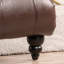 Chaise longue sans accoudoirs touffetée