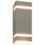 Miklos Outdoor Wall Lights 35 W Silver Rectangular