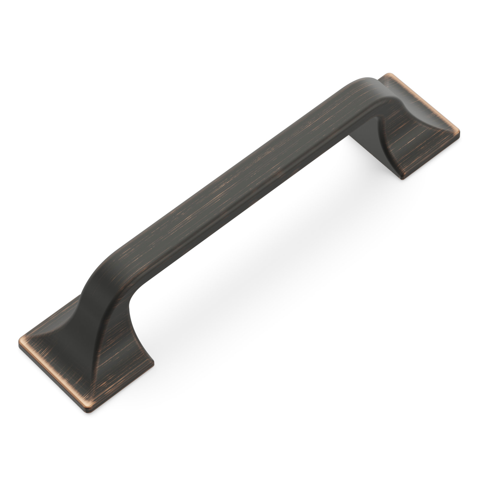Forge Collection Pull - Farmhouse Hardware for Drawers & Cabinets, Vintage Bronze, 3-3/4"