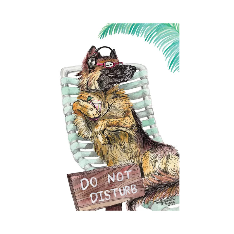 Lounge In The Sun by Holly Simental - Wrapped Canvas Print, 101.6 cm H x 66.04 cm W x 1.91 cm D
