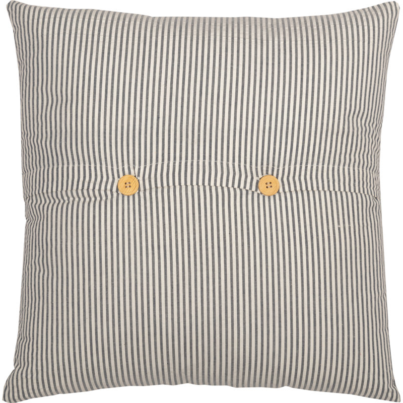 Hatteras 18" Square Patriotic Cotton Blend Throw Pillow