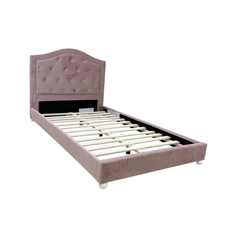Rew Tufted Platform Bed, Twin