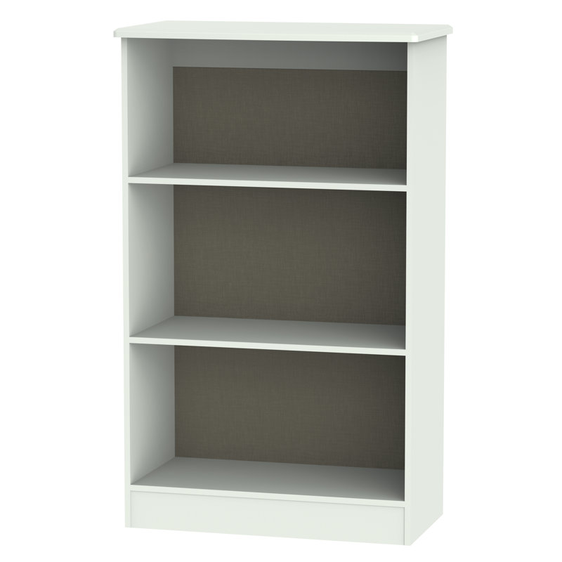 Fully Assembled Murier Bookcase, Grey Matt/Grey Matt