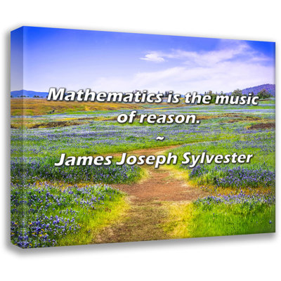 Citation de James Joseph Sylvester: Les mathématiques sont la musique de la raison.