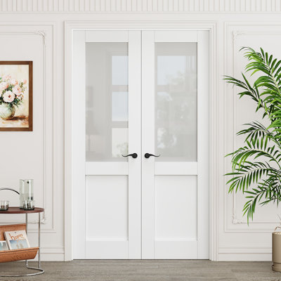 Porte de garde-manger 36 po x 80 po avec portes demi-Lite