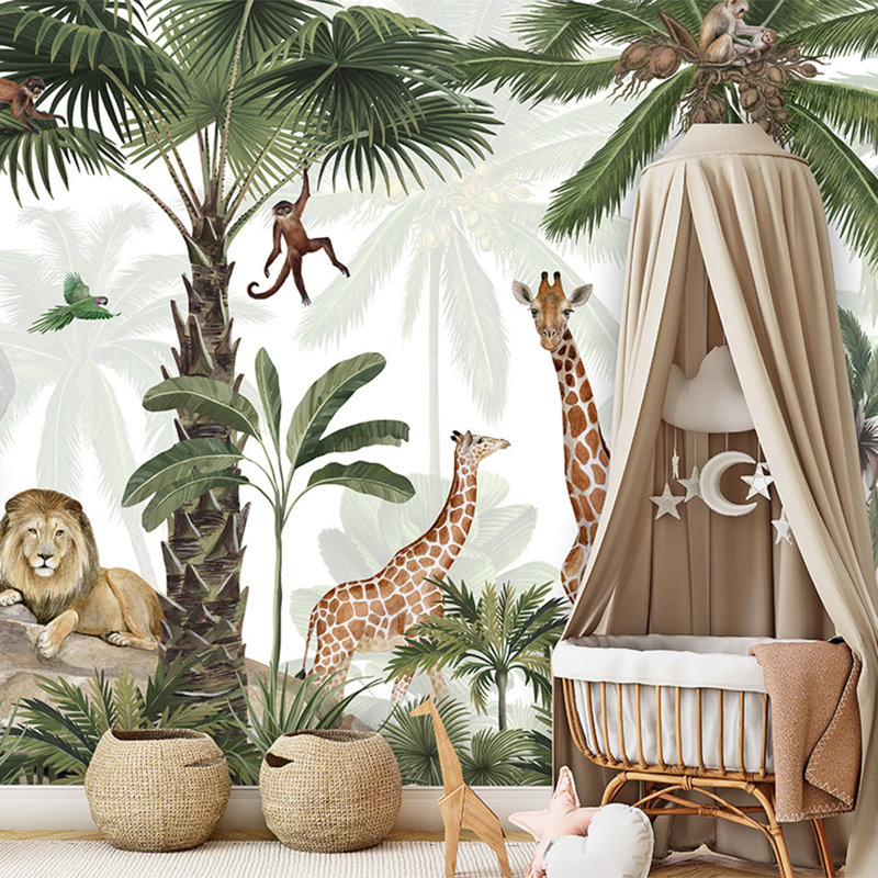 Adhésif mural Jungle Party