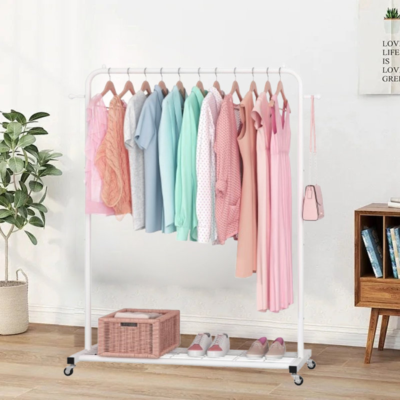 Portant à vêtements pour suspendre les vêtements, Blanc