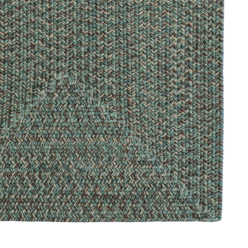 Abisan Indoor / Outdoor Rug, Concentric Rectangle 20" x 30"