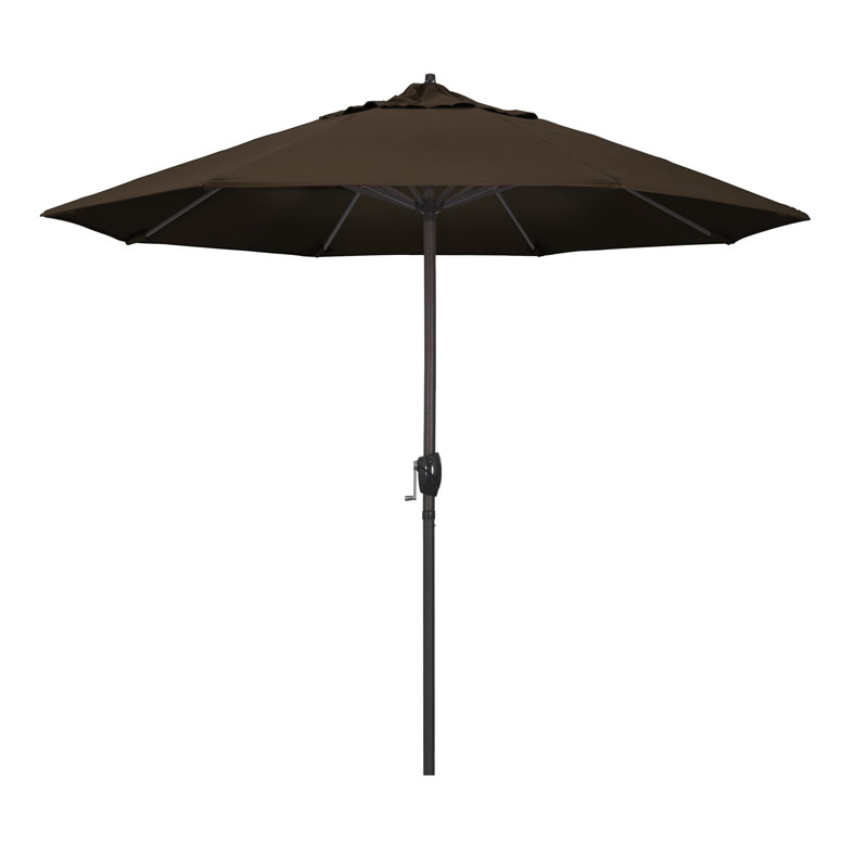Parasol 9 'Market Pacifica, Toile performance moka