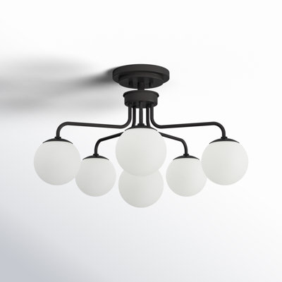 Chemise 6-Light Semi Flush Mount