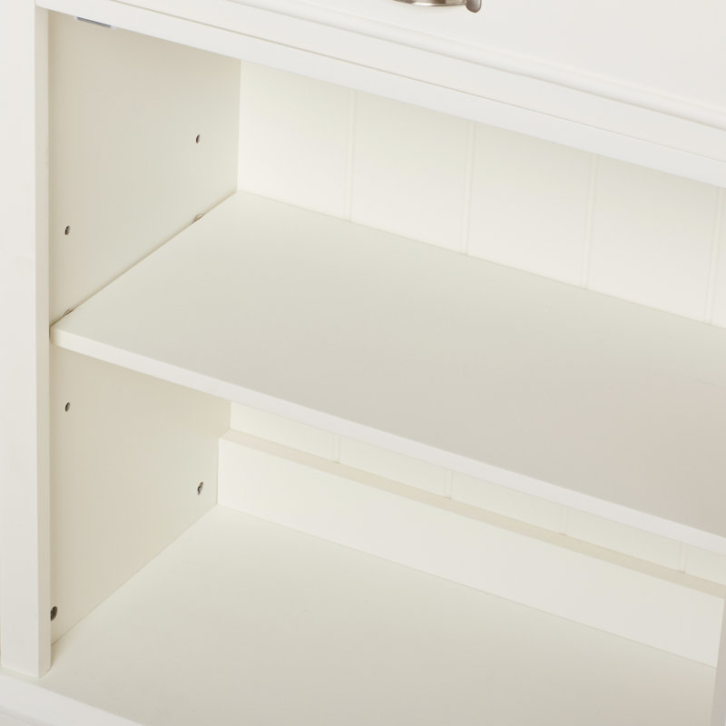 Armoire à linge autoportante Jaiheem, Blanc