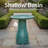 Classic Freestanding Ceramic Outdoor Bird Bath, UV-Resistant Finish - Seafoam-84874728