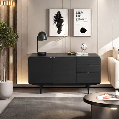 Buffet moderne de grande capacité de couleur unie
