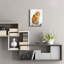  «Watercolor Cat On Table F» par Jean Plout, art mural en verre acrylique-929249276