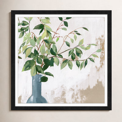 Mabank "Green Fall Leaves" Painting by Asia Jensen