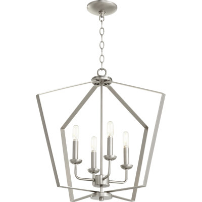 Tetrault 4 - Light Dimmable Lantern Chandelier