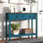 Farmhouse Style Console Table With 2 Drawer And Bottom Storage Shelf For Entryway-1997626287