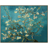 'Blooming Tree' Framed Graphic Art Print on Canvas