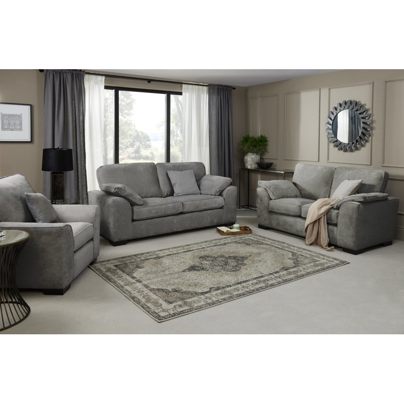 Humboldt 3 - Piece Living Room Set, Grey