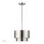 Acklin 1 Light Brushed Nickel Pendant-117592179-117592182