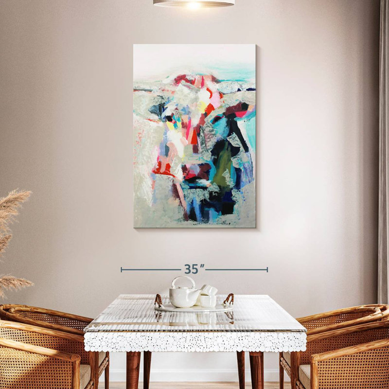 Brampt Cow Painting II, 45" H x 30" W