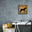 «Black Dog At Show No VT» par Ryan Fowler, estampe numérique sur toile-1116113079
