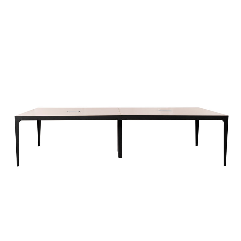 Table de conférence rectangulaire Postville, Chêne clair