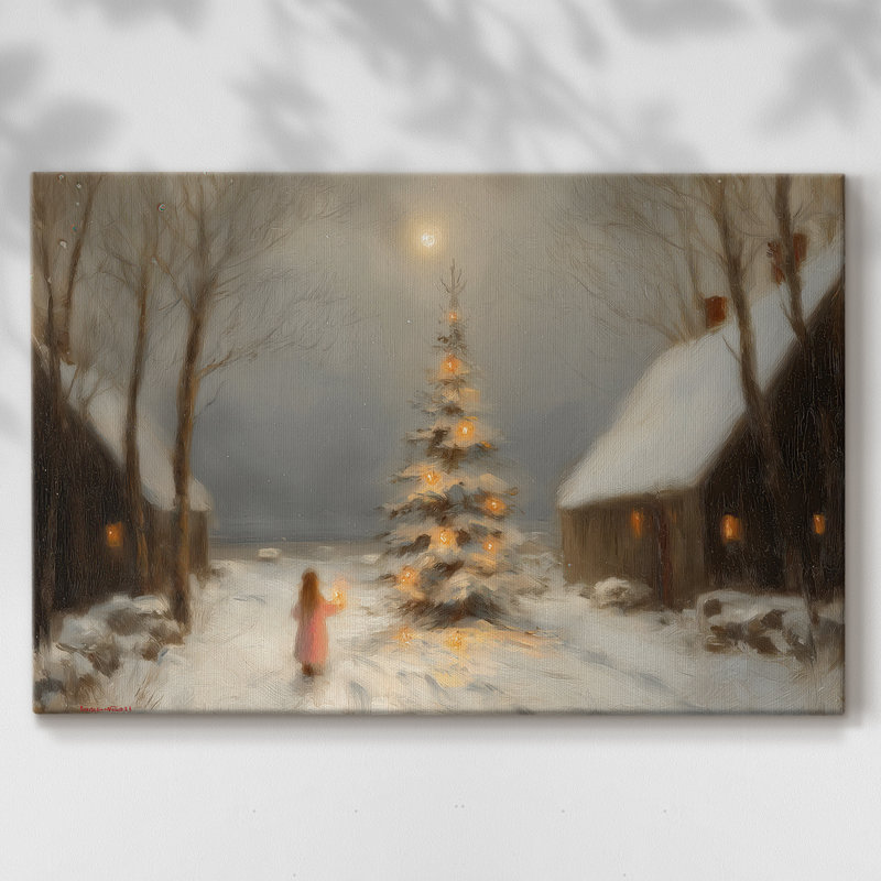«Candle of Warm Lantern Serenade», toile tendue avec châssis de qualité supérieure, H 36 po x l 24 po