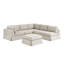 Canapé modulaire réversible de large avec repose-pieds Arbas-843934603