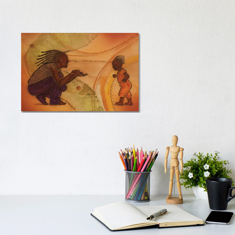Playtime by Fred Odle - Wrapped Canvas Painting, 20.32 cm H x 30.48 cm W