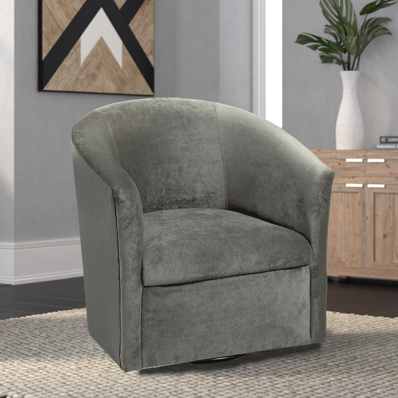 Chaise pivotante Eden Ash, Gris