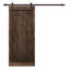 Porte de grange à panneaux et en bois avec quincaillerie d'installation-62671477-62671476
