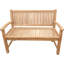 Banc de jardin et de patio en bois de teck massif Catlett-1010114948