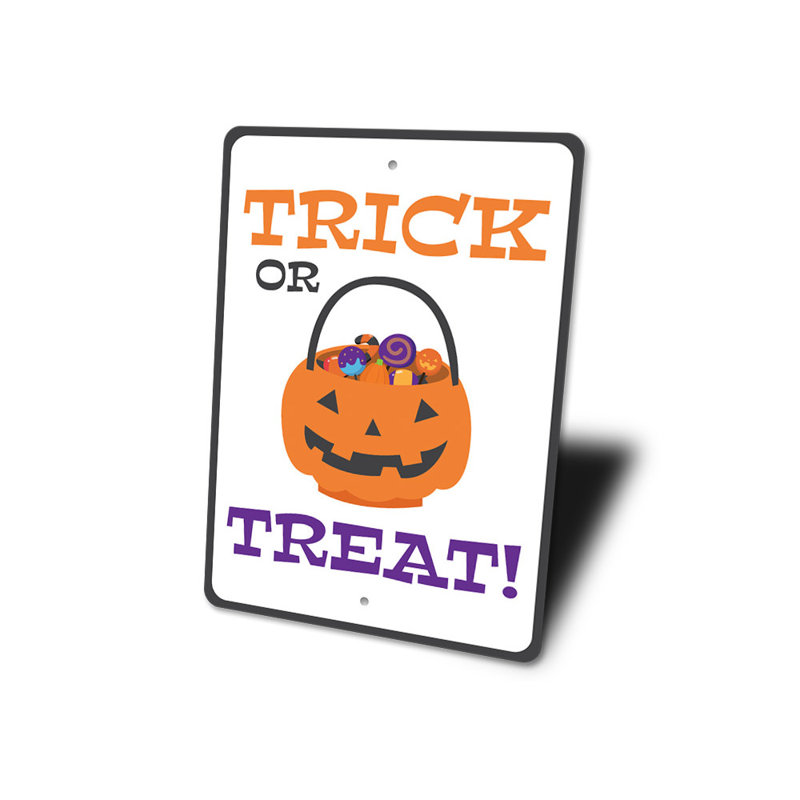 Plaque d'Halloween, H 18 po x l 12 po x P 0,06 po