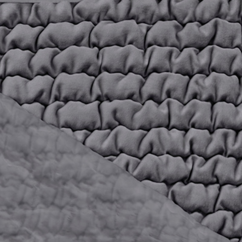 Couverture imperméable et antidérapante, M (L 24 po x l 47 po), Gris foncé