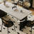 Isais Solid Wood Base Dining Table-58973123