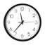 Horloge murale 10 pouces silencieuse sans horloge moderne à piles - analogique petit classique pour bureau, maison, salle de bain, cuisine, chambre à coucher, école, salon (noir)