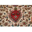 Tapis rétro de style persan Tabriz noué à la main 8 x 11