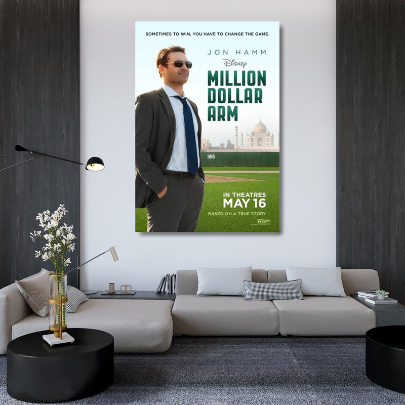 Million Dollar Arm, 48" H x 33" W