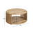 Estie Round Wood Slatted Coffee Table With Open Shelf-1914075317