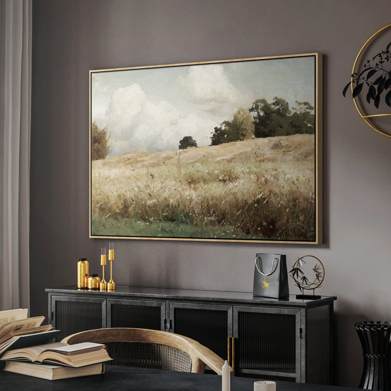 «Vintage Landscape-DCLXVI» sur toile, H 25 po x l 37 po