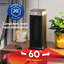 Russell Hobbs Rhcth2002g 2kw Oscillating Ceramic Heater W/digital Display In Black And Gold, Square Design-102427286