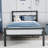 Metal Platform Bed Frame With Headboard